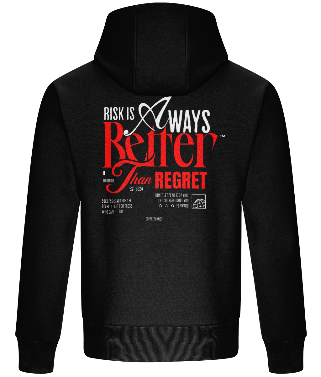 Oversized Boxy Hoodie - Risk is Alway Better