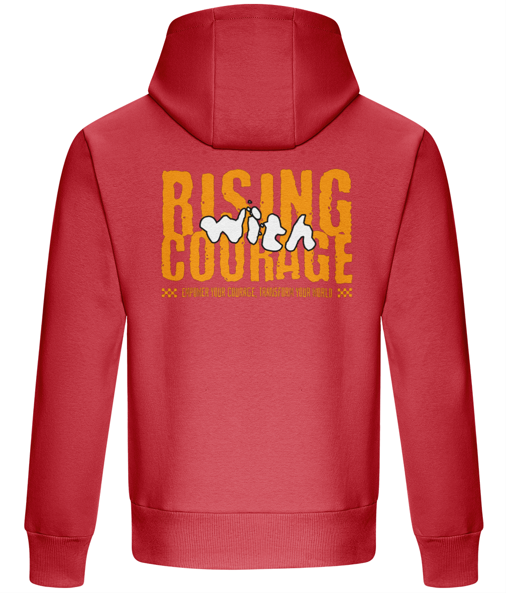 Oversized Boxy Hoodie - Rising With Courage