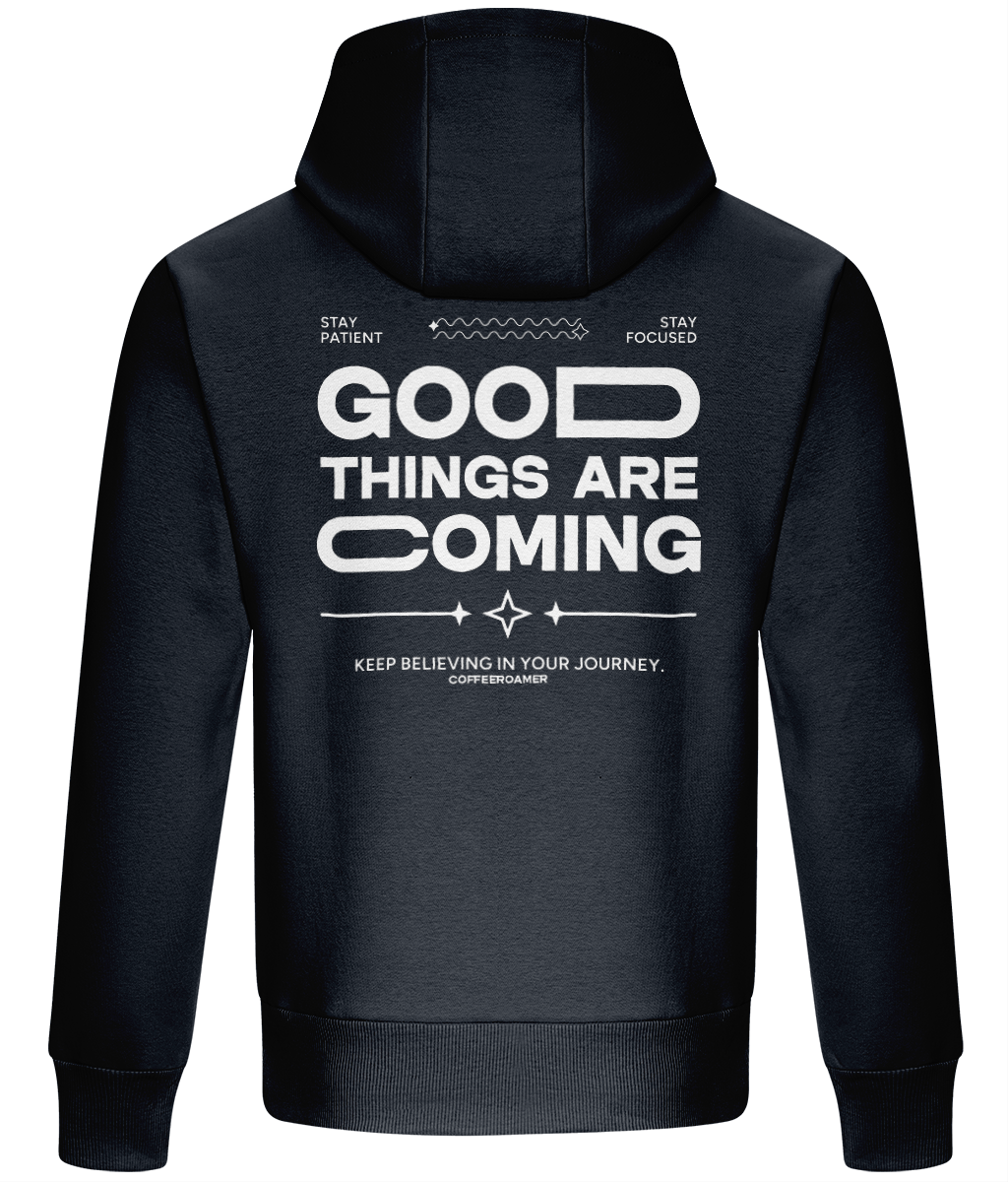 Oversized Boxy Hoodie - Good Things are Comming