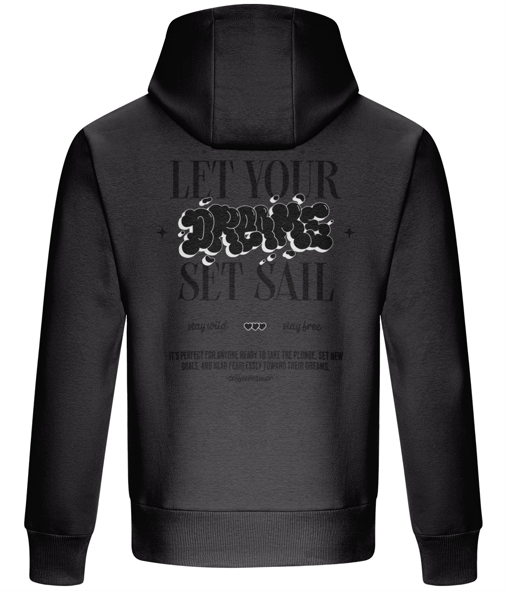 Oversized Boxy Hoodie - Let your dream set sail