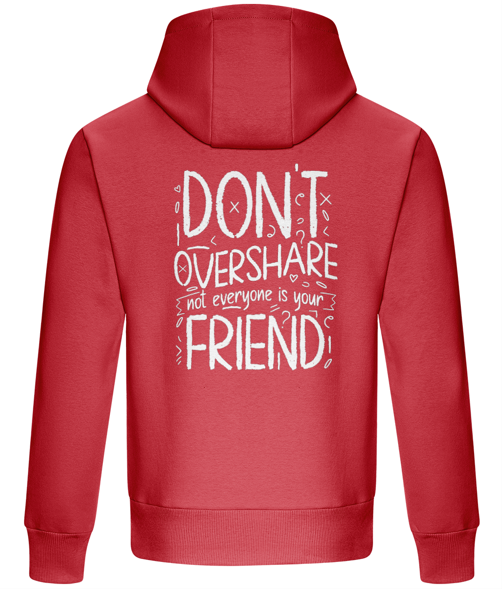 Oversized Boxy Hoodie - Don't Overshare