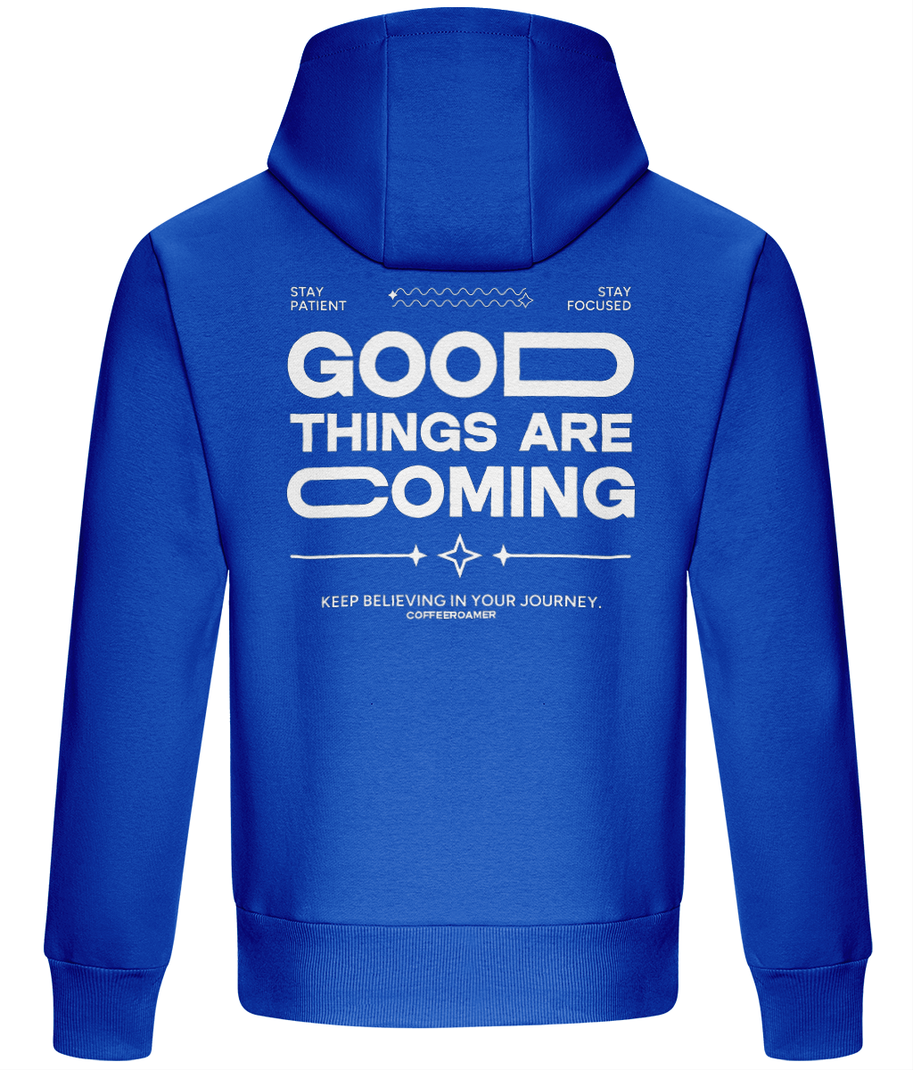 Oversized Boxy Hoodie - Good Things are Comming