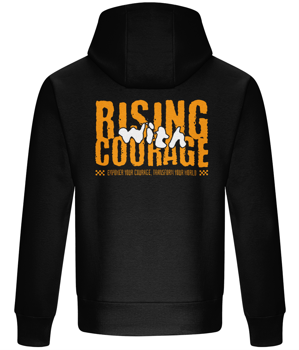 Oversized Boxy Hoodie - Rising With Courage