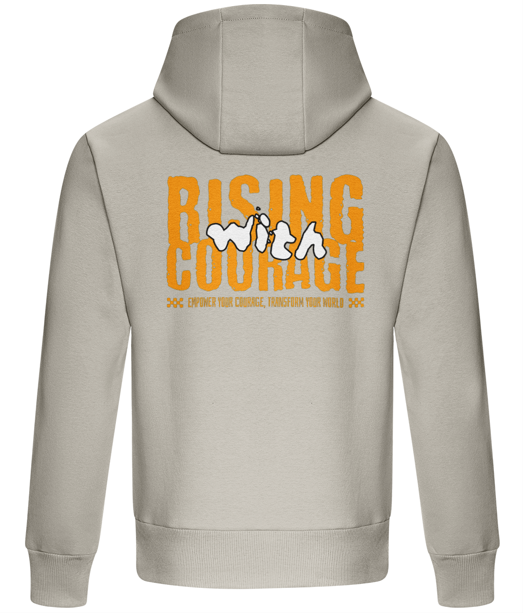 Oversized Boxy Hoodie - Rising With Courage