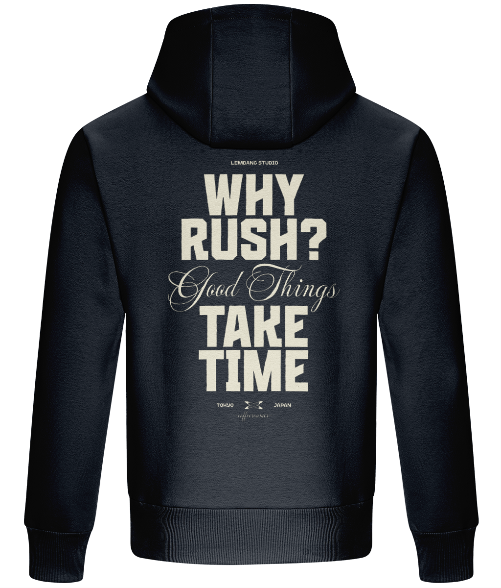 Oversized Boxy Hoodie - Why Rushy?