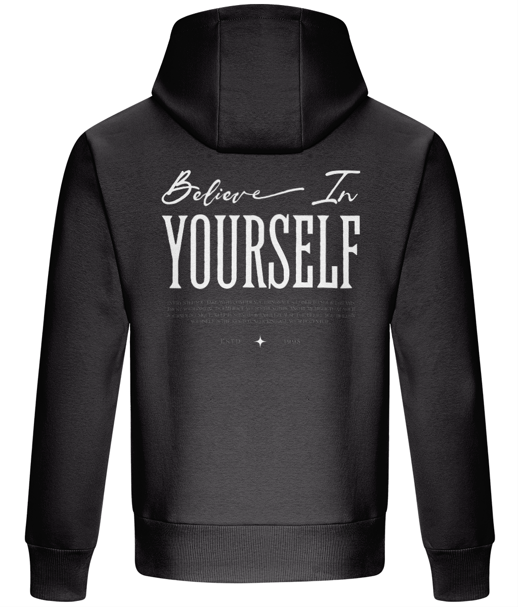 Oversized Boxy Hoodie - Believe in Yourself