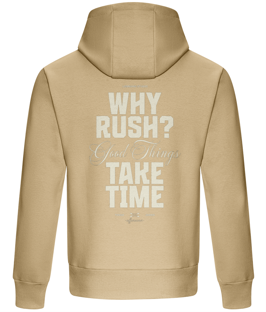 Oversized Boxy Hoodie - Why Rushy?