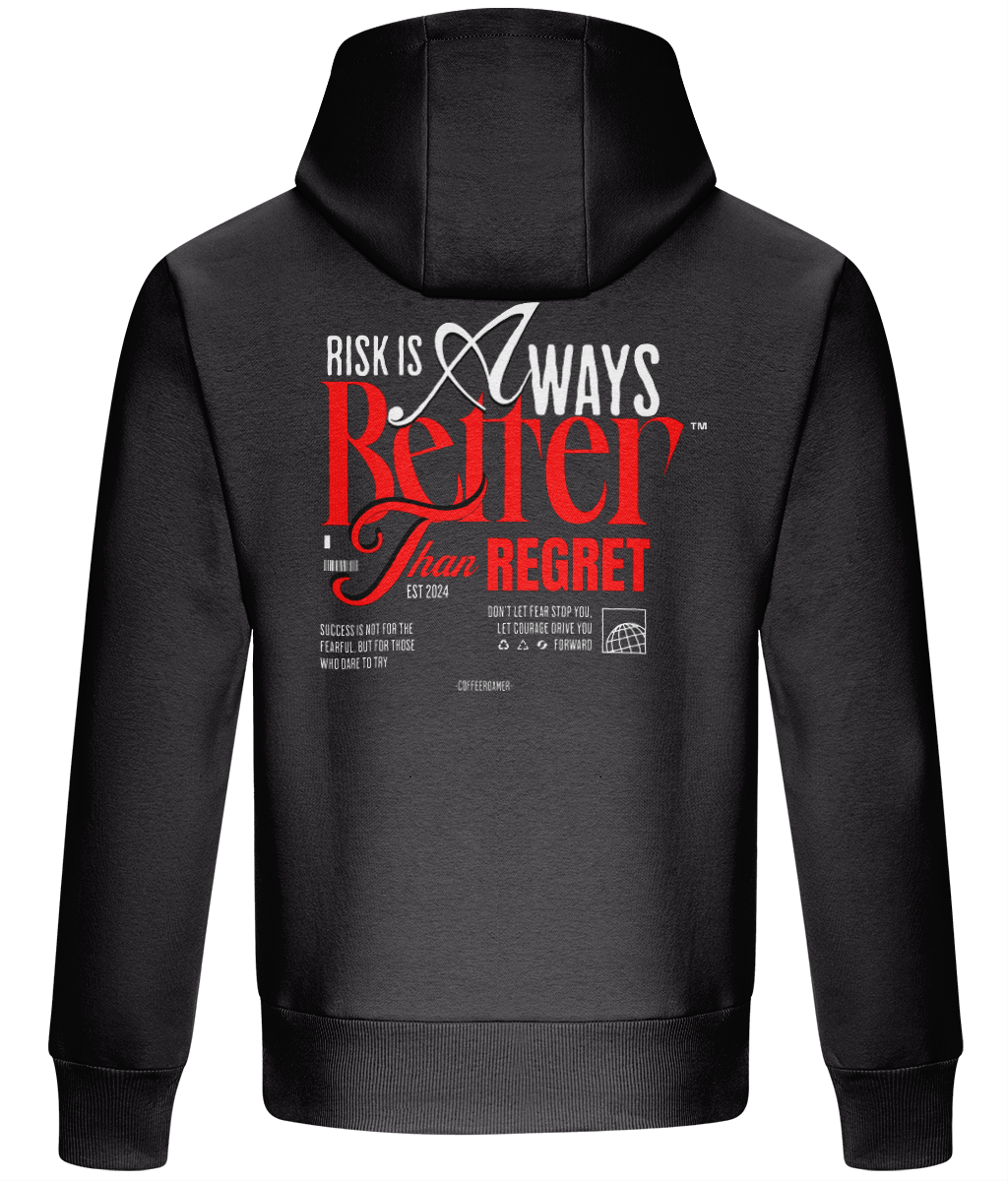Oversized Boxy Hoodie - Risk is Alway Better