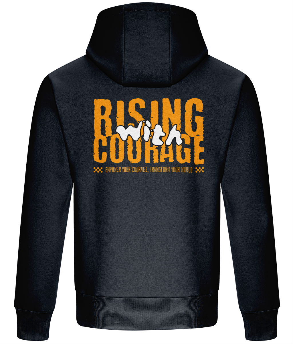 Oversized Boxy Hoodie - Rising With Courage