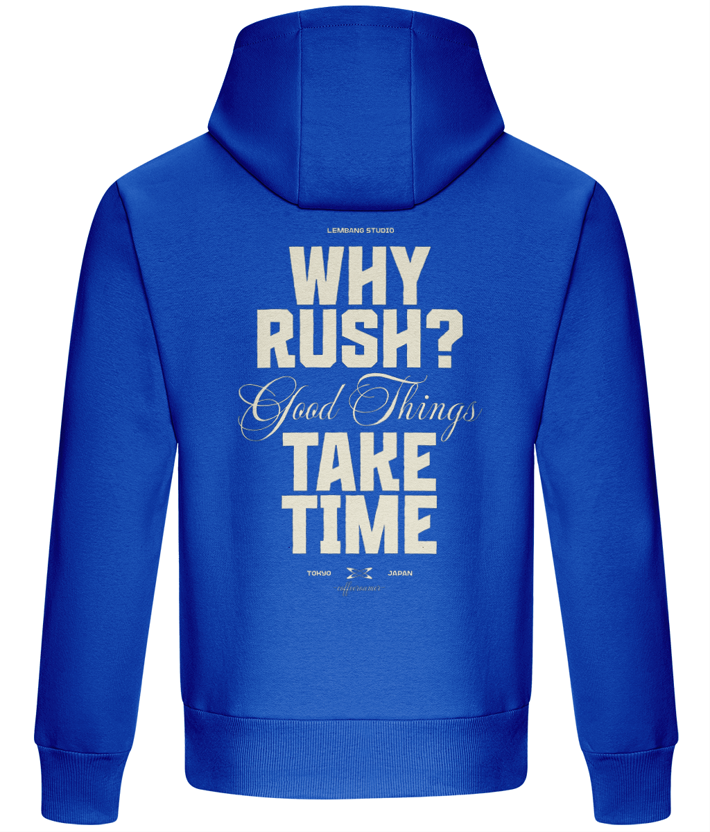 Oversized Boxy Hoodie - Why Rushy?
