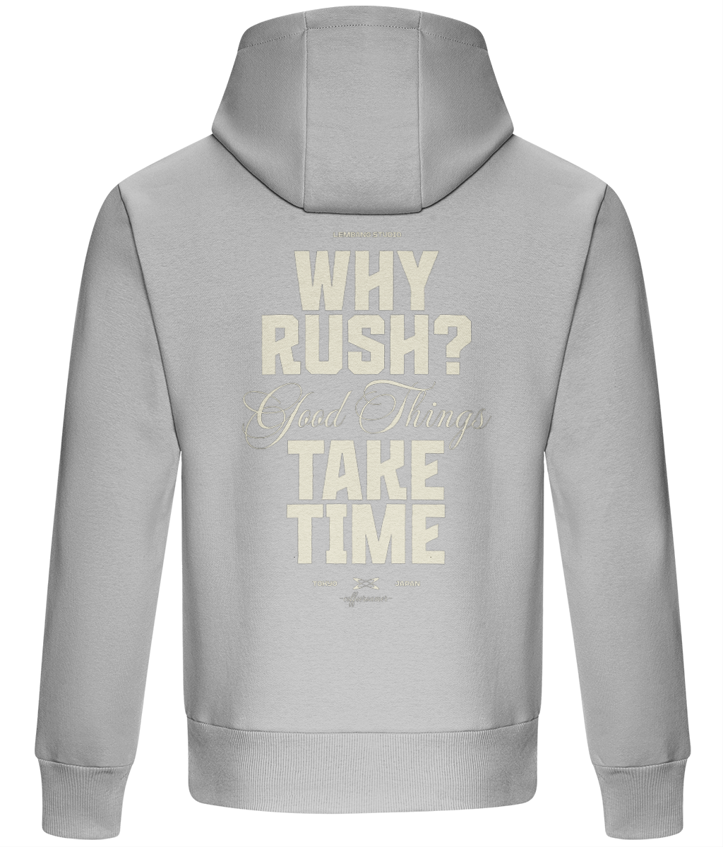 Oversized Boxy Hoodie - Why Rushy?