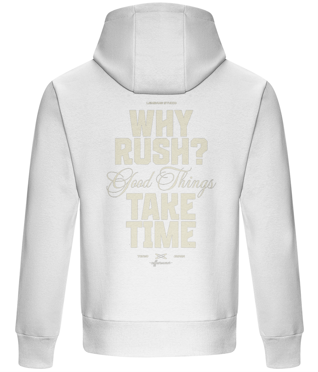 Oversized Boxy Hoodie - Why Rushy?