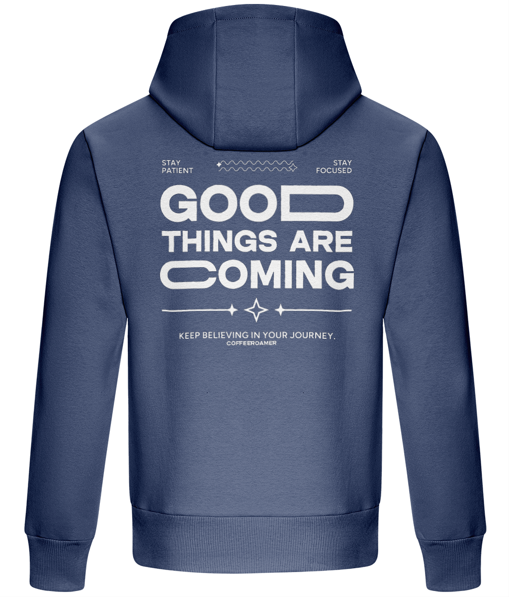 Oversized Boxy Hoodie - Good Things are Comming