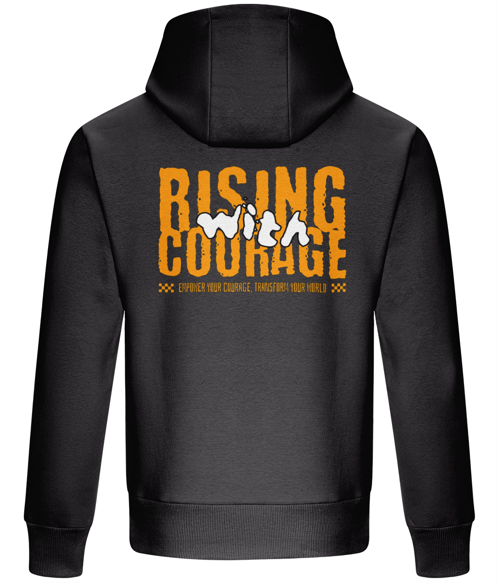 Oversized Boxy Hoodie - Rising With Courage