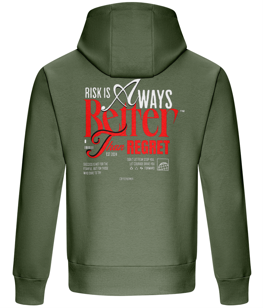 Oversized Boxy Hoodie - Risk is Alway Better