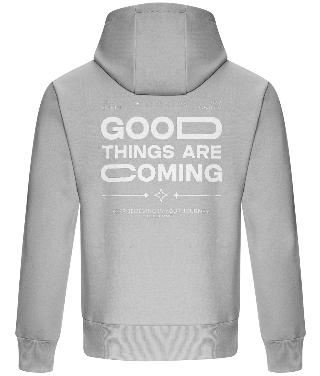 Oversized Boxy Hoodie - Good Things are Comming