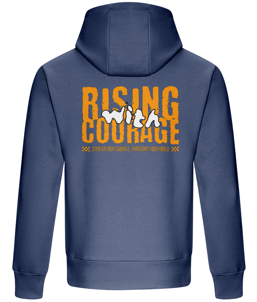 Oversized Boxy Hoodie - Rising With Courage
