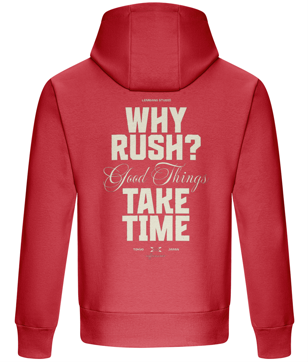Oversized Boxy Hoodie - Why Rushy?
