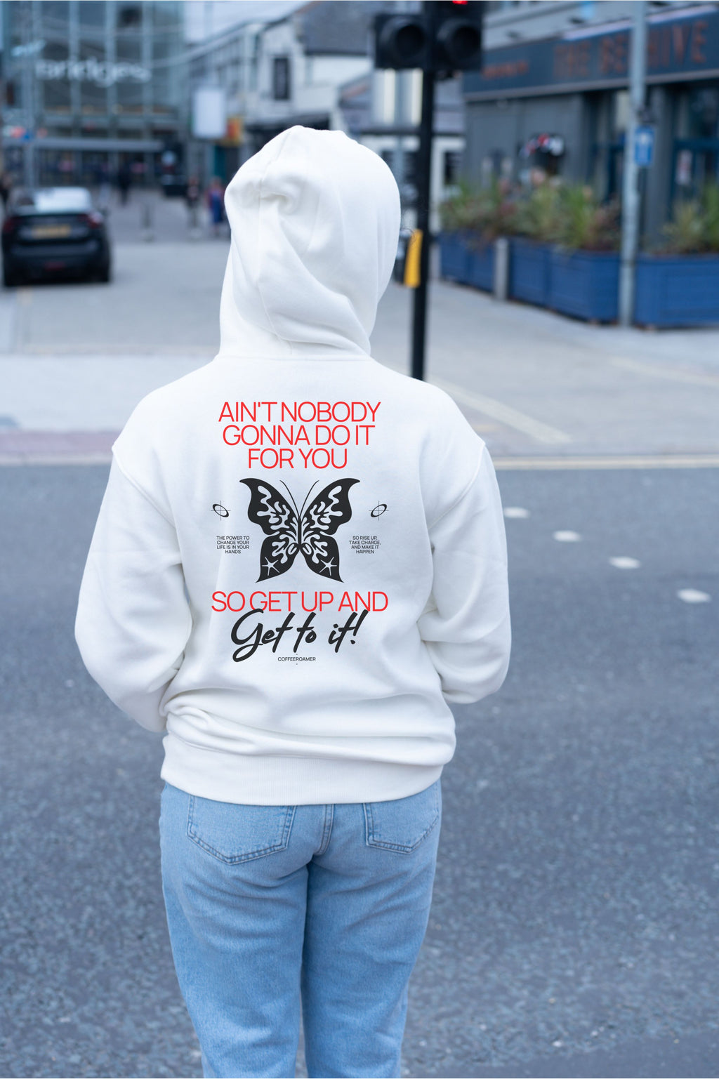 Oversized Boxy Hoodie - Ain't Nobody Gona Do it For You