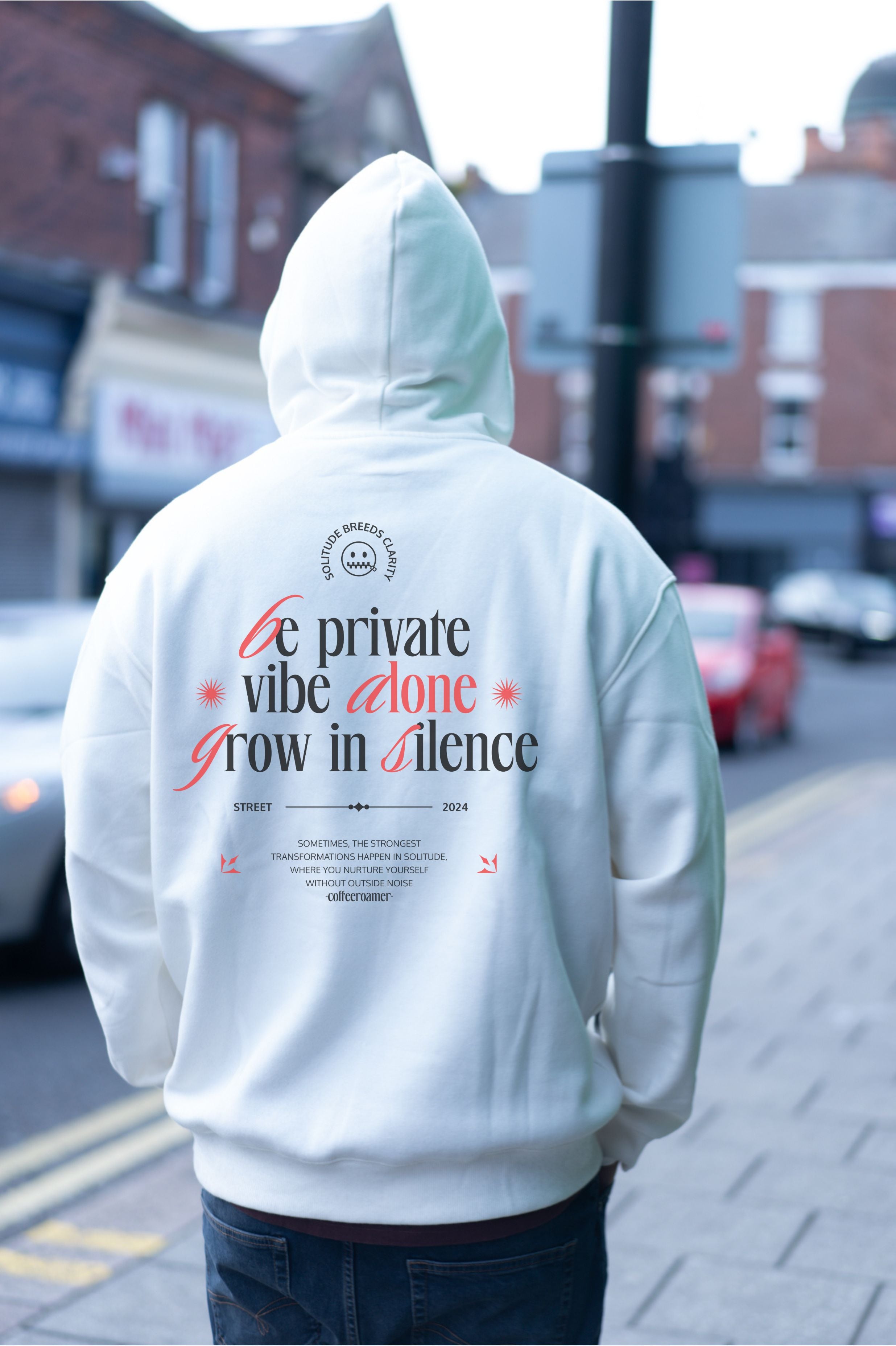 Oversized Boxy Hoodie - Be Private