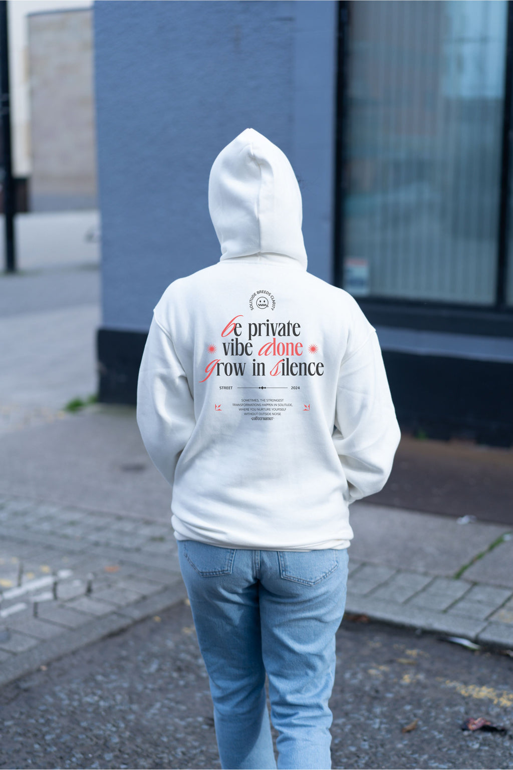 Oversized Boxy Hoodie - Be Private