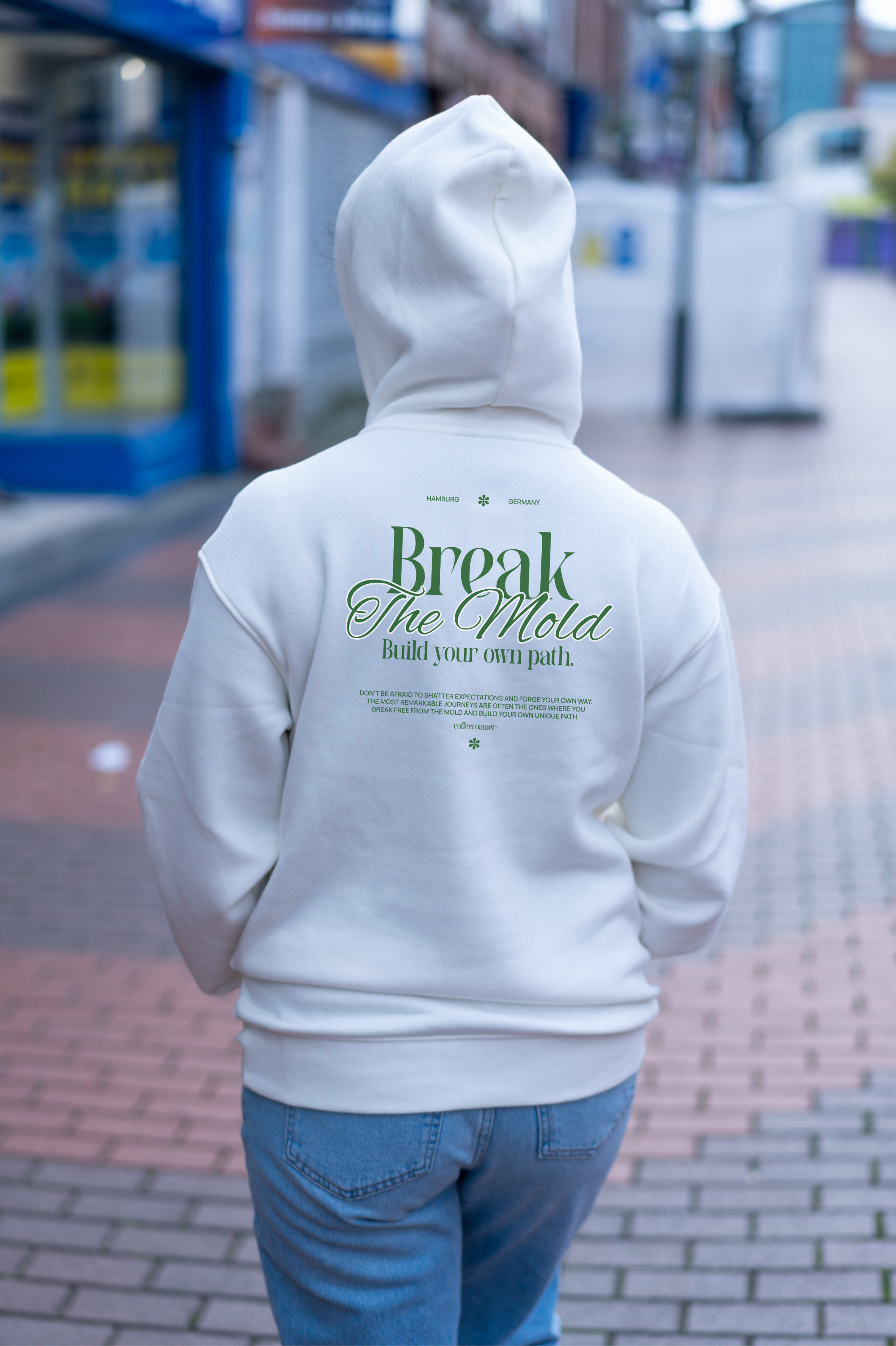 Oversized Boxy Hoodie - Break The Mold