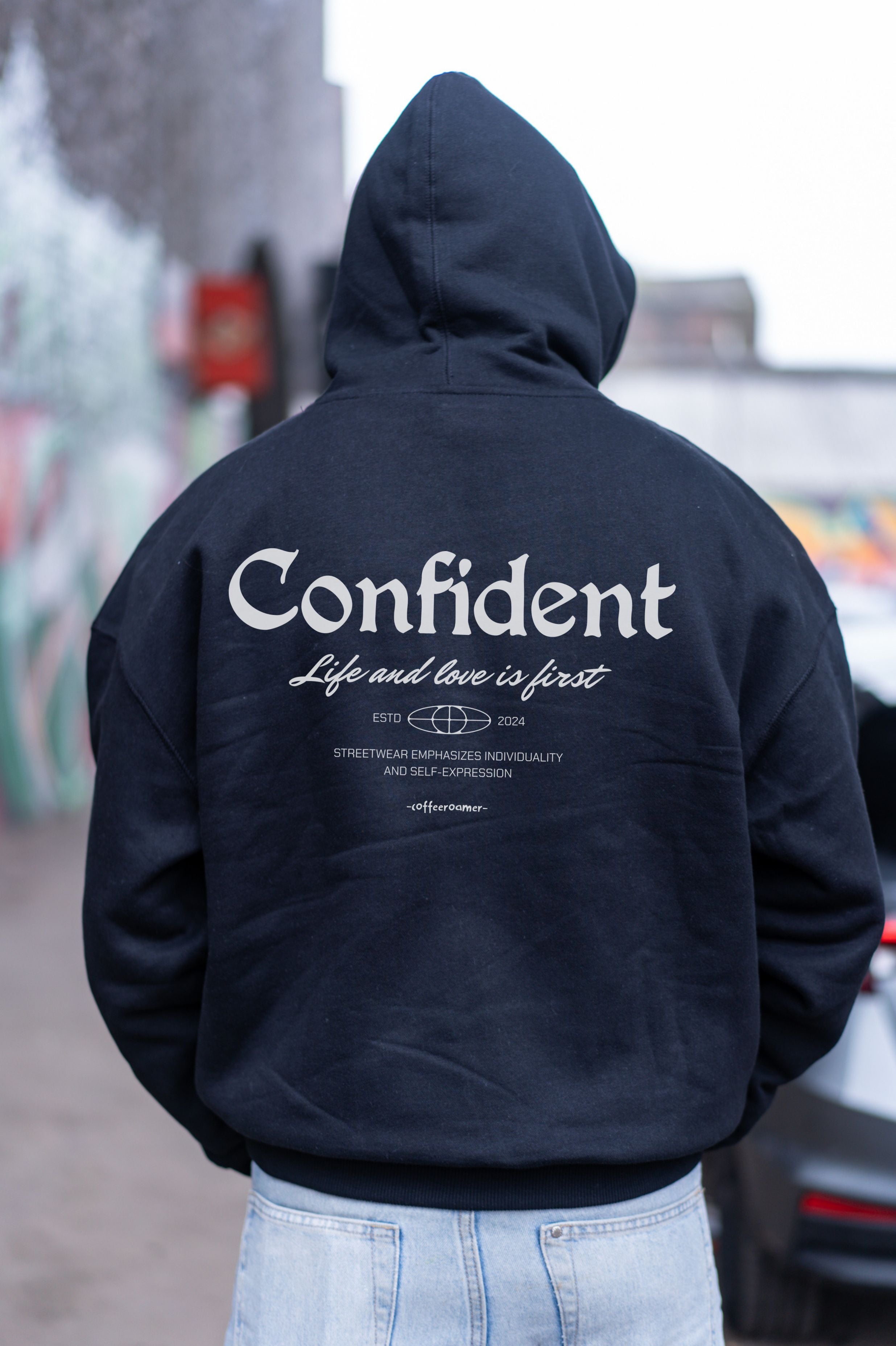 Oversized Boxy Fit Unisex Hoodie