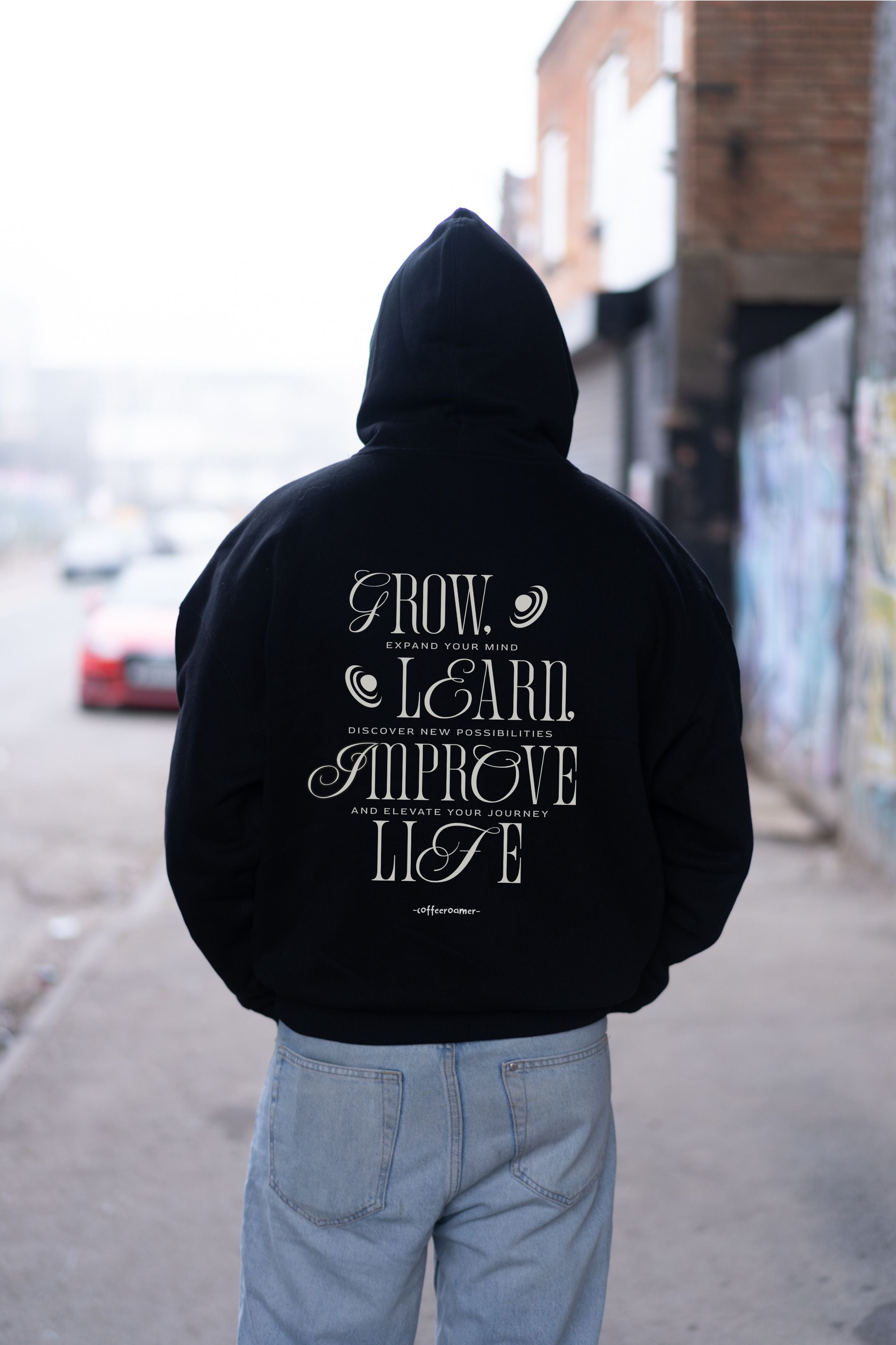 Oversized Boxy Fit Unisex Hoodie