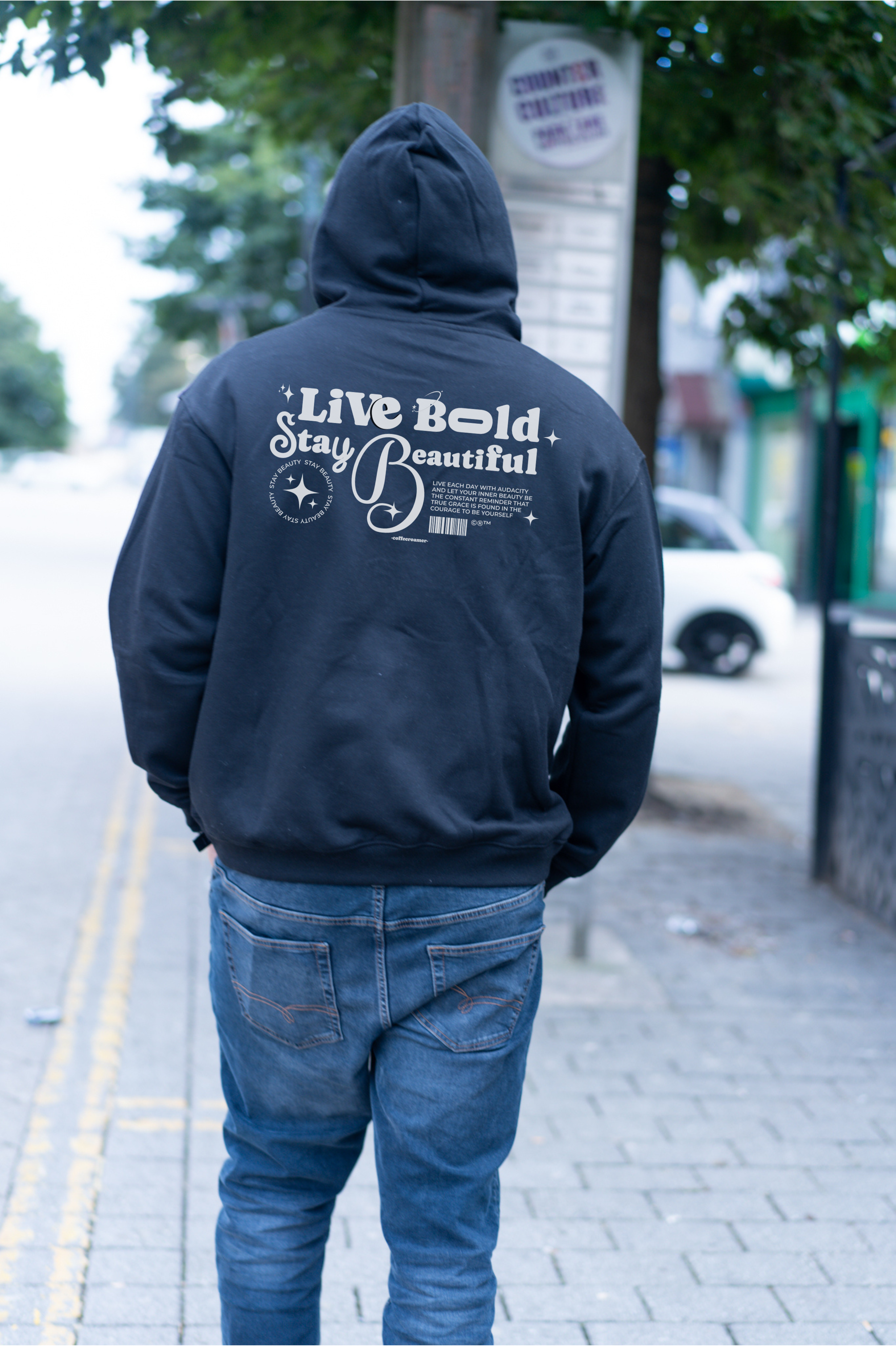 Oversized Boxy Hoodie - Live Bold