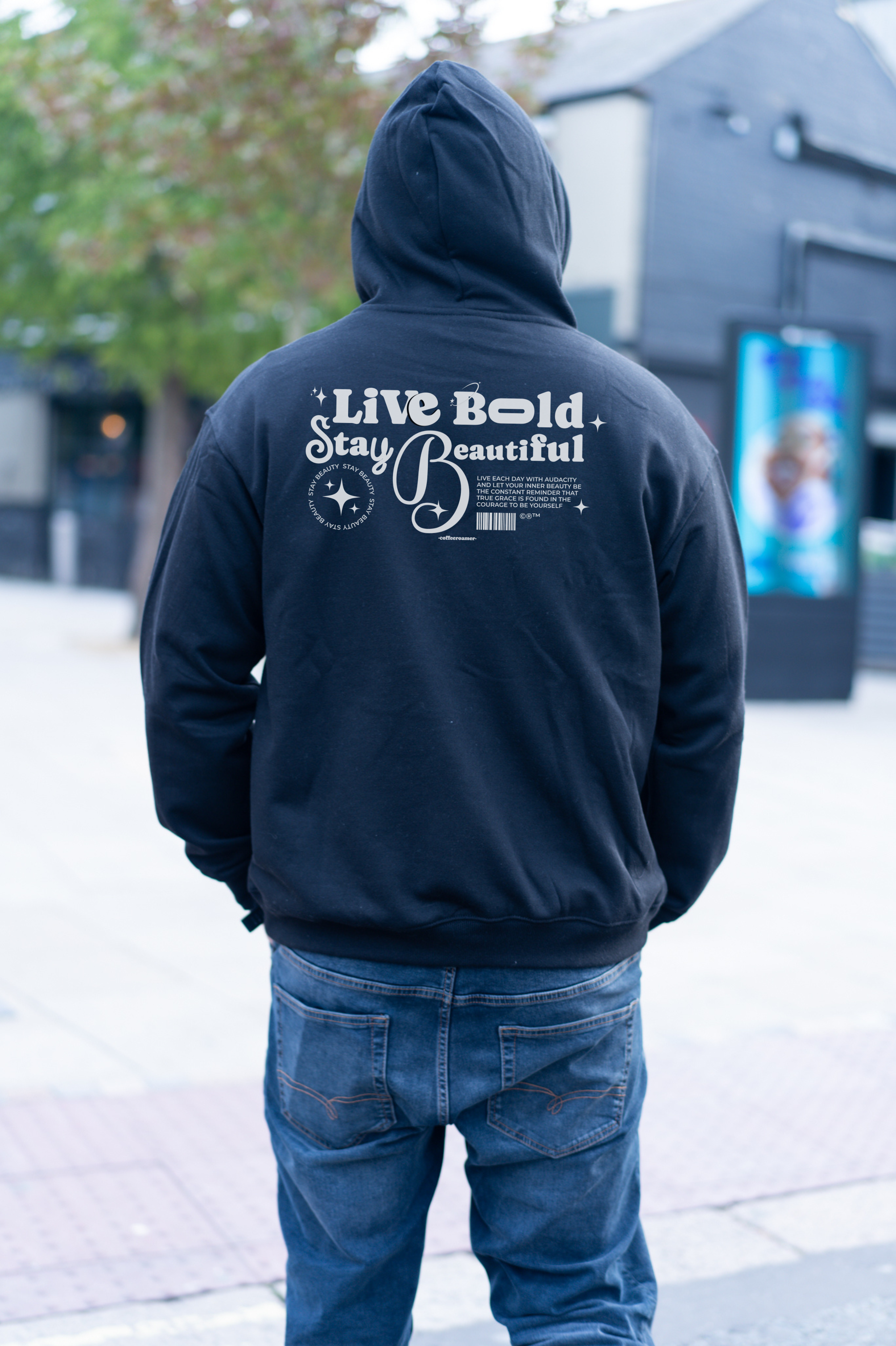 Oversized Boxy Hoodie - Live Bold