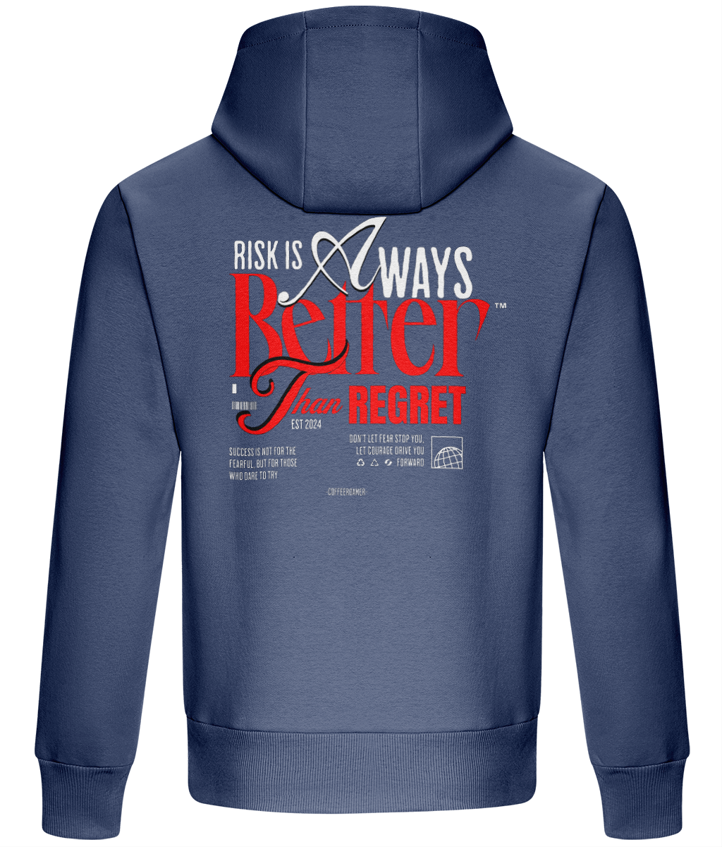 Oversized Boxy Hoodie - Risk is Alway Better