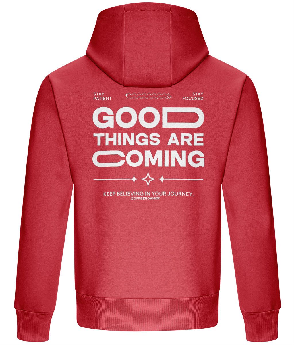 Oversized Boxy Hoodie - Good Things are Comming