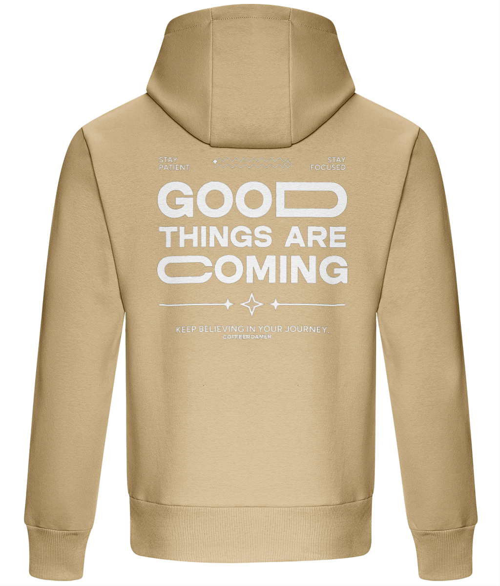 Oversized Boxy Hoodie - Good Things are Comming