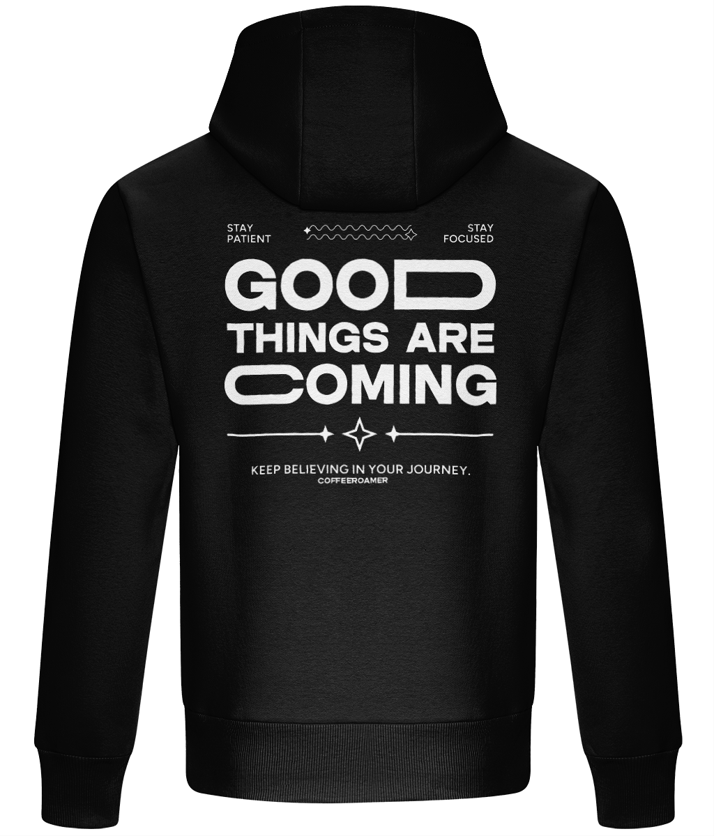 Oversized Boxy Hoodie - Good Things are Comming