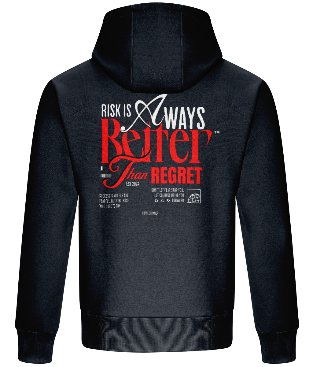 Oversized Boxy Hoodie - Risk is Alway Better