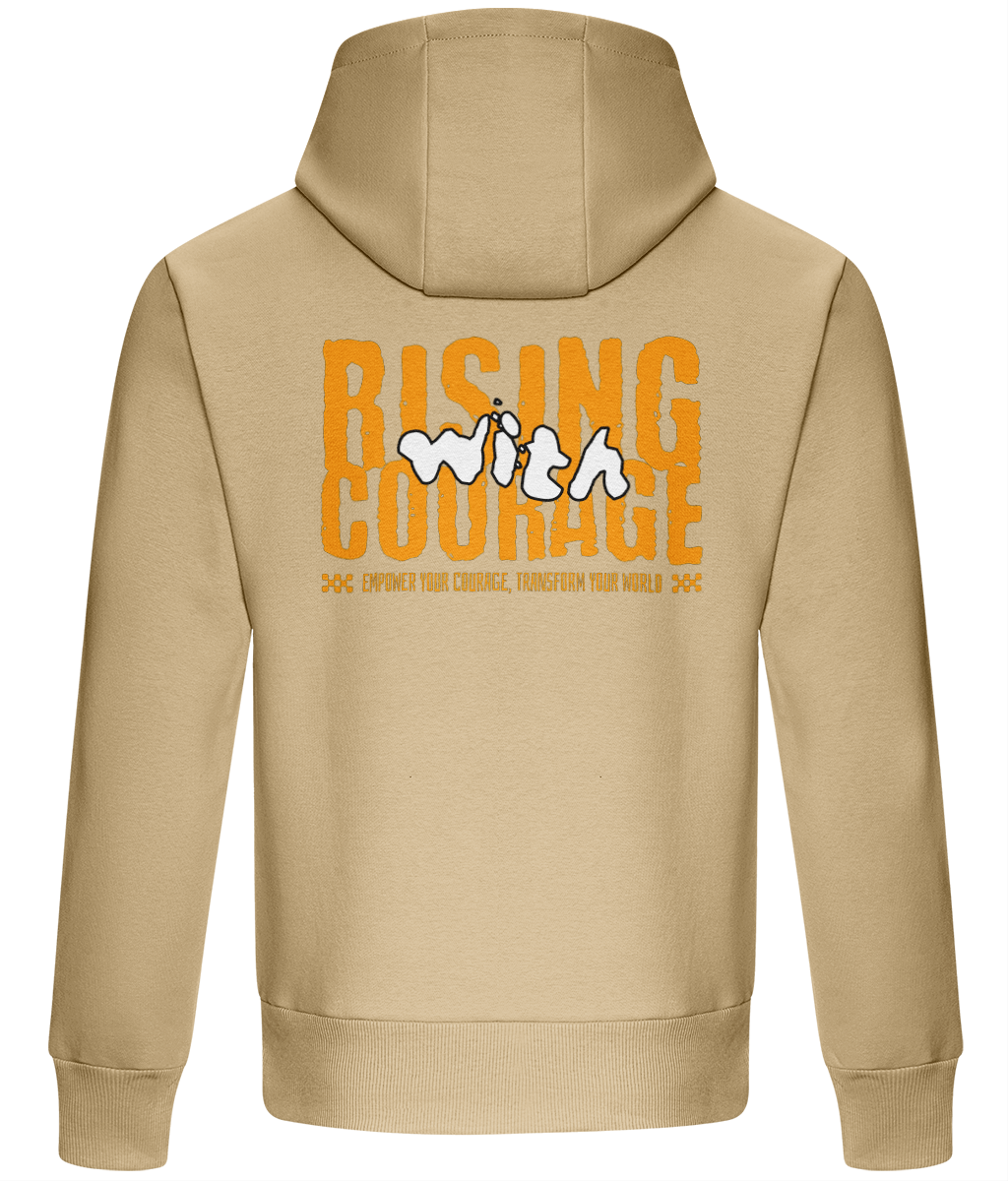 Oversized Boxy Hoodie - Rising With Courage