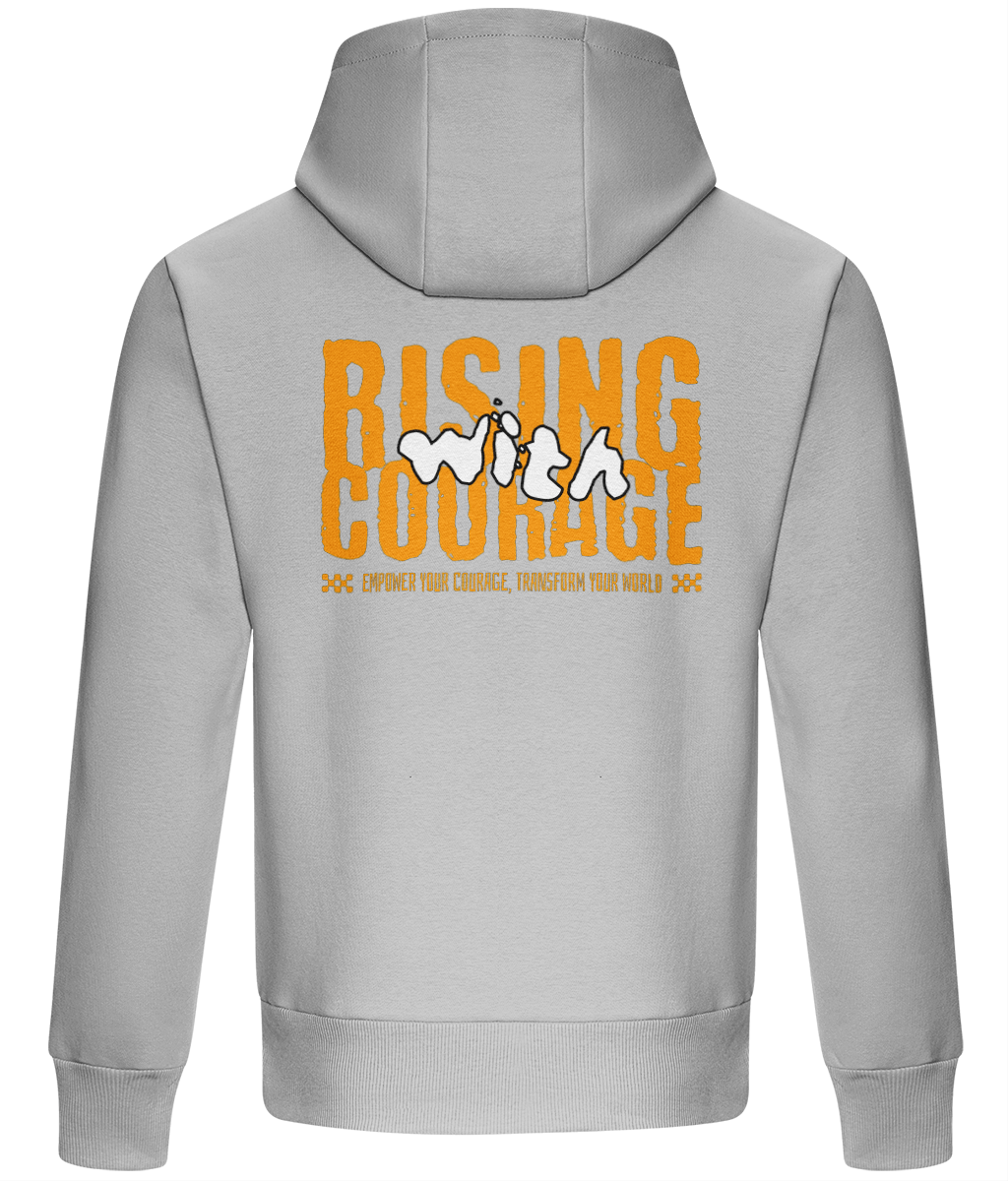 Oversized Boxy Hoodie - Rising With Courage