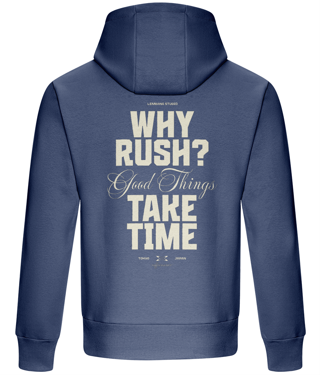 Oversized Boxy Hoodie - Why Rushy?