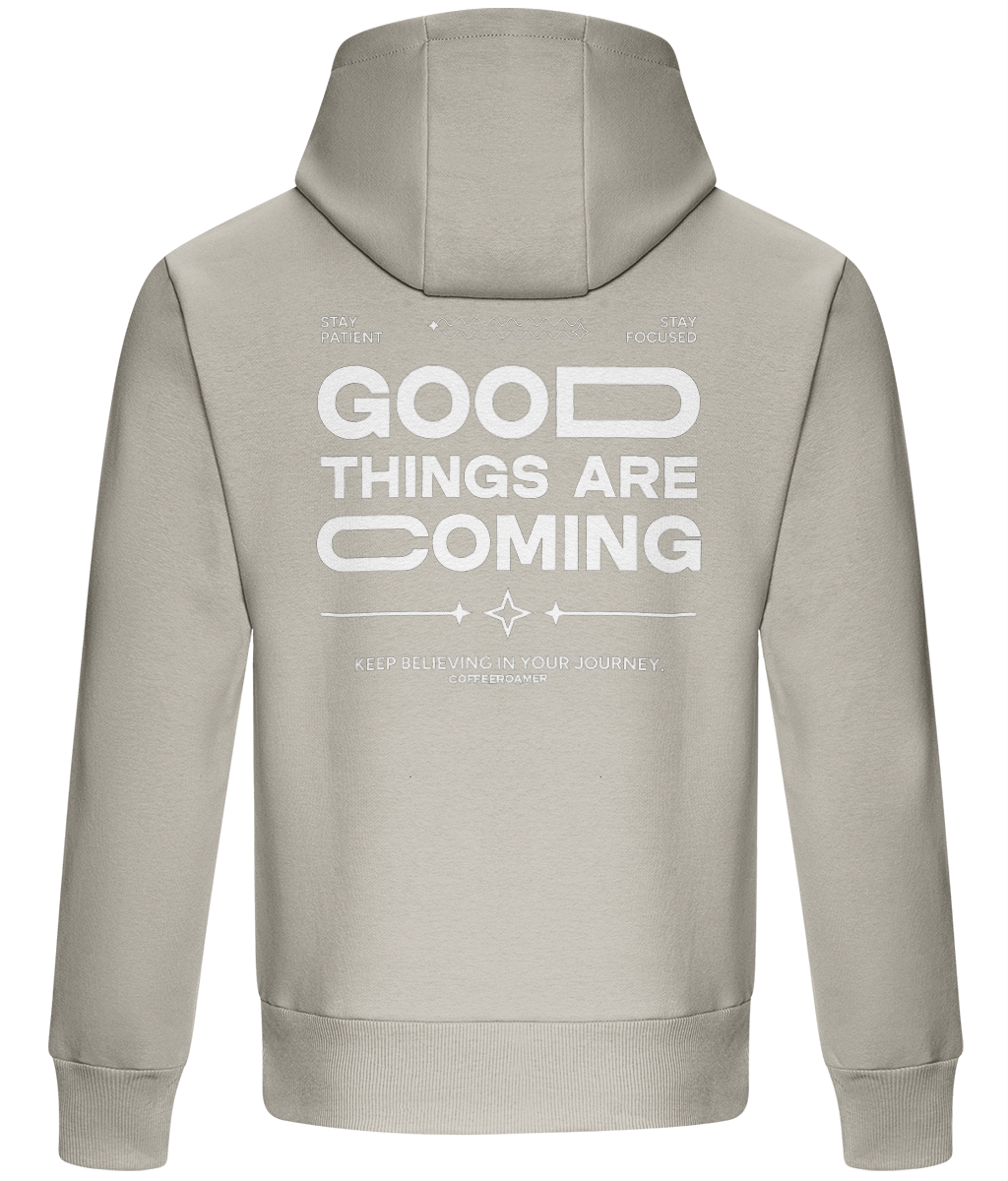 Oversized Boxy Hoodie - Good Things are Comming