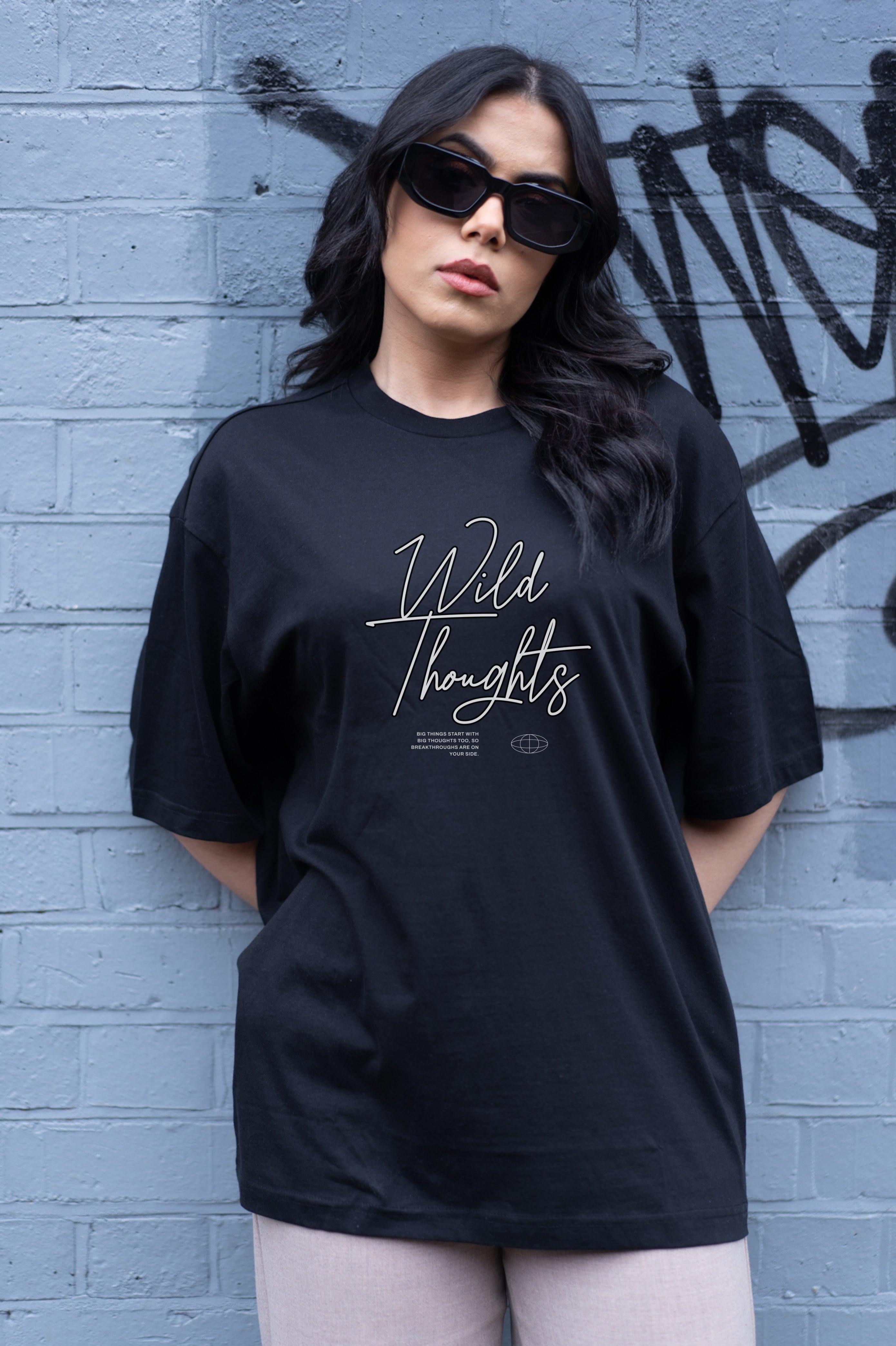 Unisex Relaxed Heavy T-Shirt -  Wild thoughts
